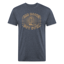 Load image into Gallery viewer, Old Boots Got Soul T-Shirt - heather navy