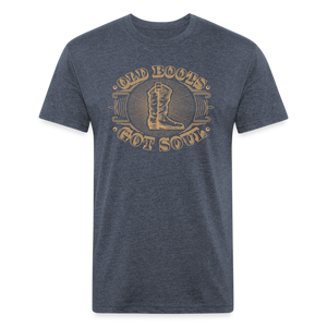 Old Boots Got Soul T-Shirt - heather navy
