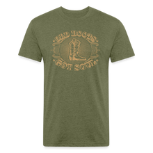 Load image into Gallery viewer, Old Boots Got Soul T-Shirt - heather military green