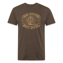 Load image into Gallery viewer, Old Boots Got Soul T-Shirt - heather espresso