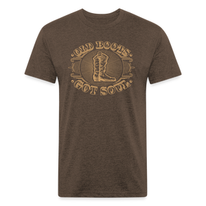 Old Boots Got Soul T-Shirt - heather espresso